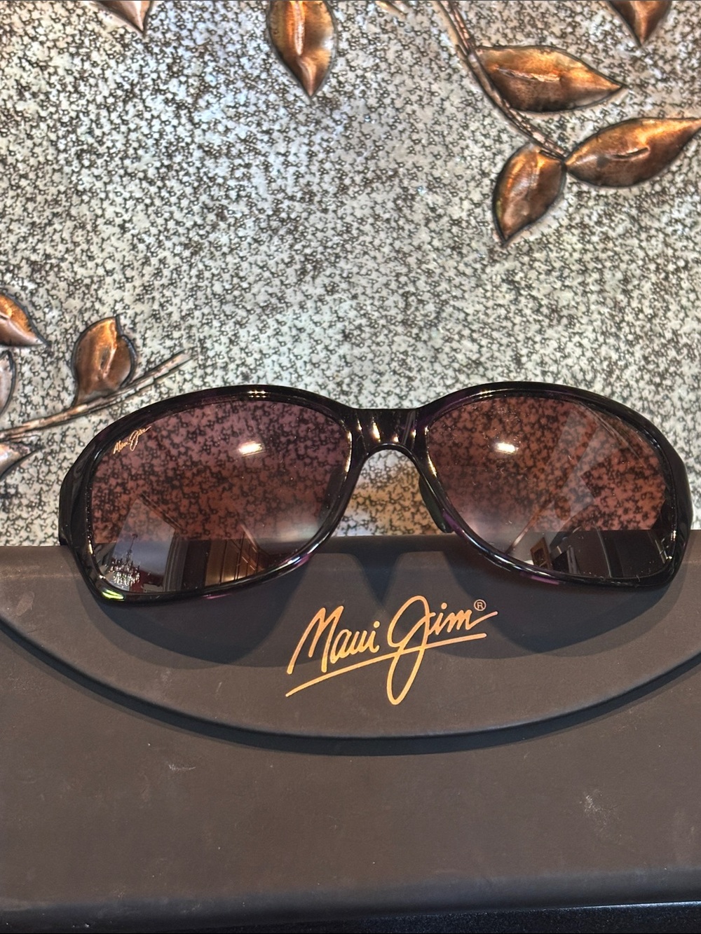 NWOT Maui Jim Koki Beach sunglasses w/Maui Rose polarized lenses - Picture 3 of 16